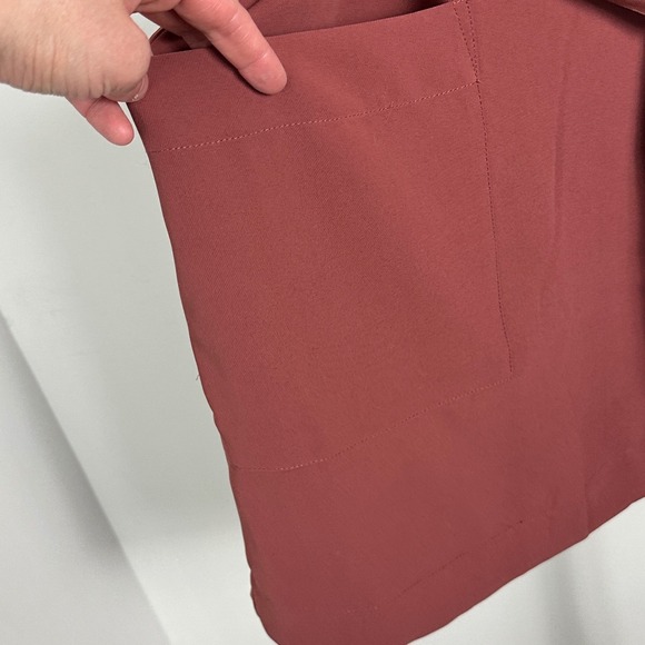 Frank & Oak Belted V-Neck Shift Dress Pockets Womens Size XL Style 2510169 Boho - Picture 8 of 16